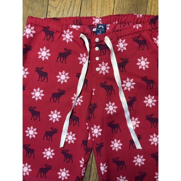 Y2K Abercrombie Holiday Moose Pj Set Womens Small EUC 2000s Vintage GRAIL - Picture 6 of 8